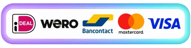 Betalen met iDEAL, Wero, Bancontact, Mastercard of Visa